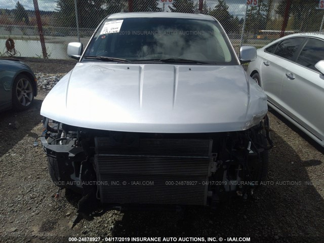 3C4PDDBG9ET176592 - 2014 DODGE JOURNEY SXT SILVER photo 6