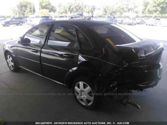 KL5JD56Z06K281277 - 2006 SUZUKI FORENZA BLACK photo 3