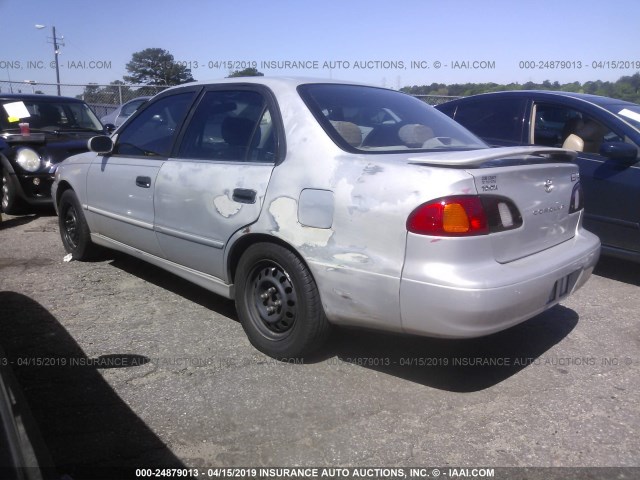 2T1BR12E6YC325041 - 2000 TOYOTA COROLLA VE/CE/LE GRAY photo 3