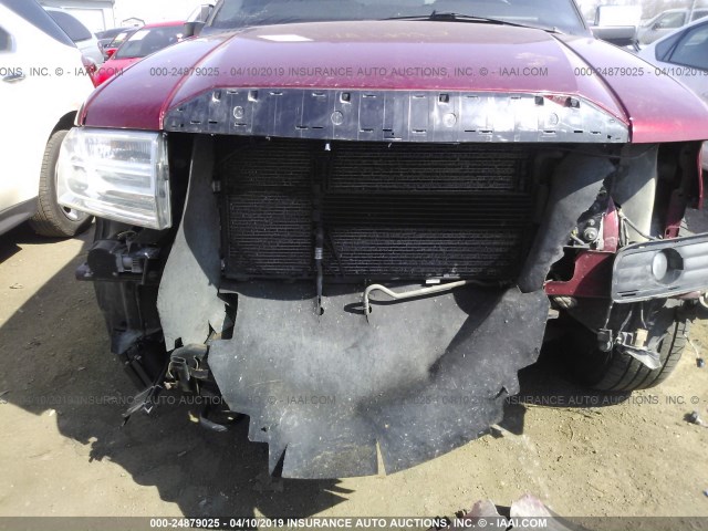 5LMFL28548LJ04684 - 2008 LINCOLN NAVIGATOR L RED photo 6