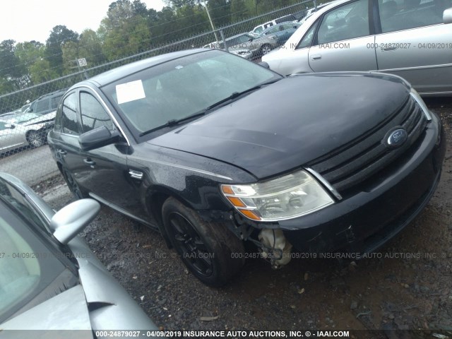 1FAHP24W88G119495 - 2008 FORD TAURUS SEL BLACK photo 1