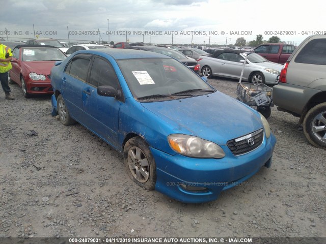 2T1BR32E58C909121 - 2008 TOYOTA COROLLA CE/LE/S BLUE photo 1