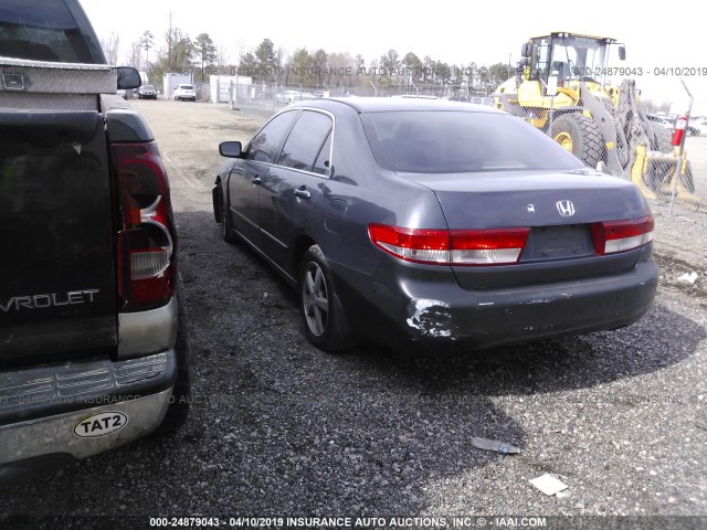 1HGCM566X3A105364 - 2003 HONDA ACCORD EX GRAY photo 3