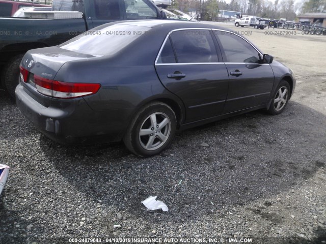 1HGCM566X3A105364 - 2003 HONDA ACCORD EX GRAY photo 4