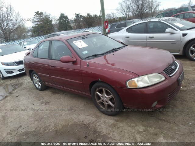 3N1BB51D41L129495 - 2001 NISSAN SENTRA SE BURGUNDY photo 1