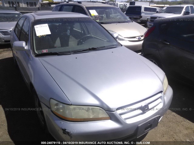 1HGCG66852A171351 - 2002 HONDA ACCORD EX/SE SILVER photo 1