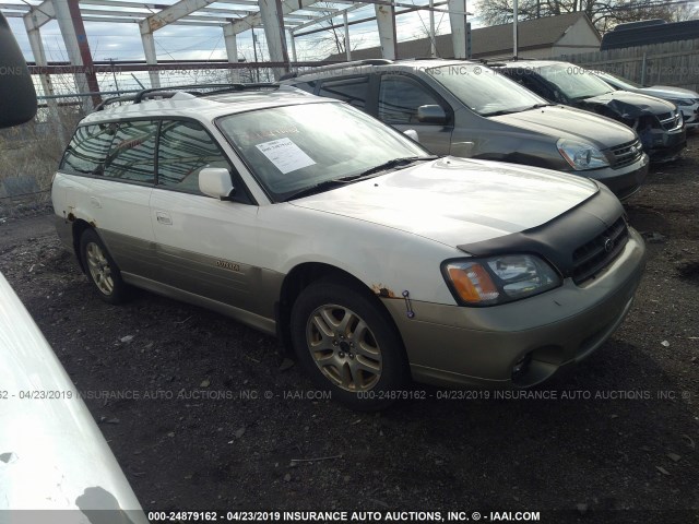 4S3BH6867Y7663033 - 2000 SUBARU LEGACY OUTBACK LIMITED WHITE photo 1