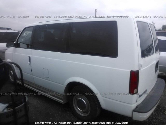 1GKDM19W8XB536295 - 1999 GMC SAFARI XT WHITE photo 3