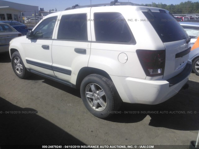 1J4HS48N55C563307 - 2005 JEEP GRAND CHEROKEE LAREDO/COLUMBIA/FREEDOM 白色 照片 3