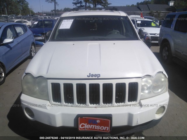 1J4HS48N55C563307 - 2005 JEEP GRAND CHEROKEE LAREDO/COLUMBIA/FREEDOM 白色 照片 6