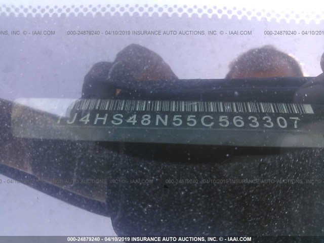 1J4HS48N55C563307 - 2005 JEEP GRAND CHEROKEE LAREDO/COLUMBIA/FREEDOM 白色 照片 9