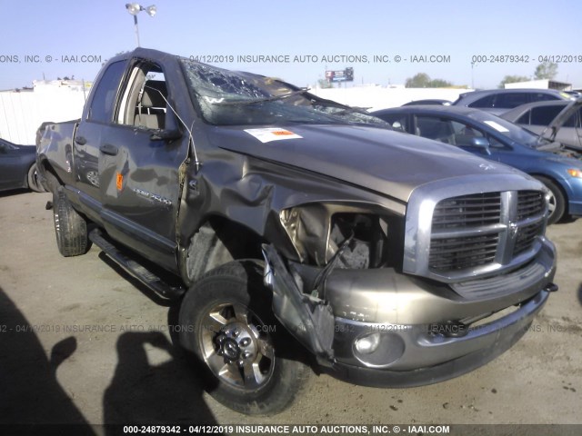 1D7KS28C66J137790 - 2006 DODGE RAM 2500 ST/SLT BROWN photo 1