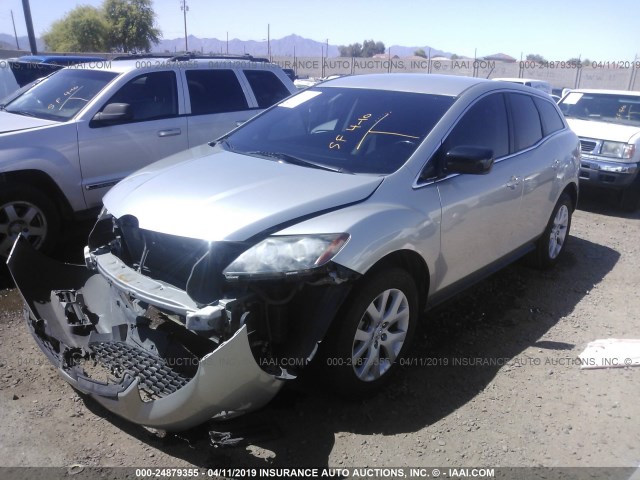 JM3ER293470124567 - 2007 MAZDA CX-7 SILVER photo 2