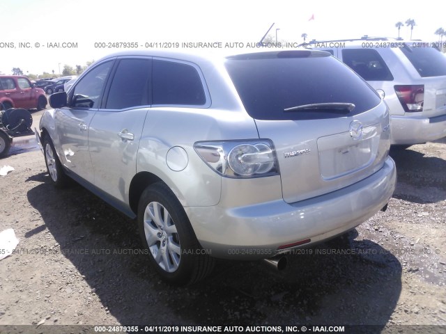 JM3ER293470124567 - 2007 MAZDA CX-7 SILVER photo 3