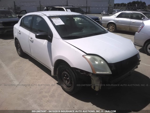 3N1AB61E87L677535 - 2007 NISSAN SENTRA 2.0/2.0S/2.0SL WHITE photo 1