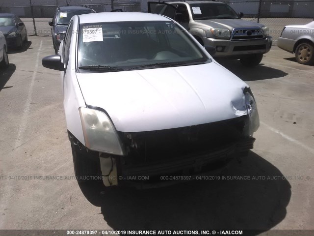 3N1AB61E87L677535 - 2007 NISSAN SENTRA 2.0/2.0S/2.0SL WHITE photo 6