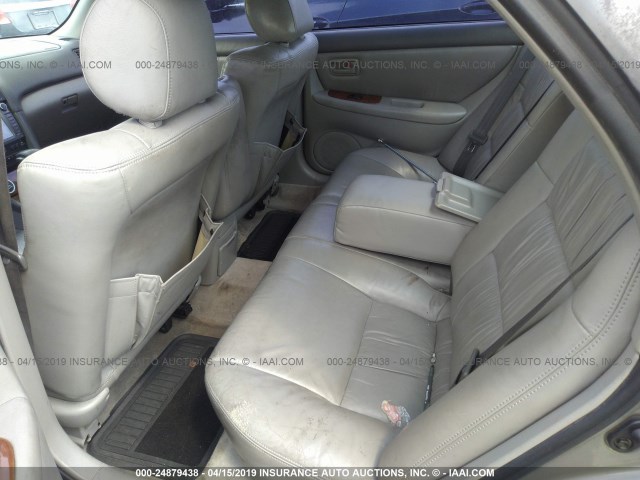 JT8BF28G7X0214772 - 1999 LEXUS ES 300 GRAY photo 8