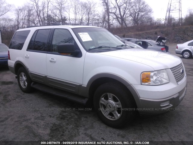 1FMFU18L73LB35171 - 2003 FORD EXPEDITION EDDIE BAUER WHITE photo 1