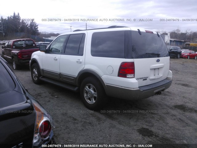 1FMFU18L73LB35171 - 2003 FORD EXPEDITION EDDIE BAUER WHITE photo 3