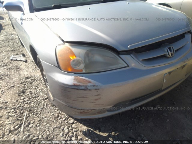 1HGEM21951L025707 - 2001 HONDA CIVIC SI/EX SILVER photo 6