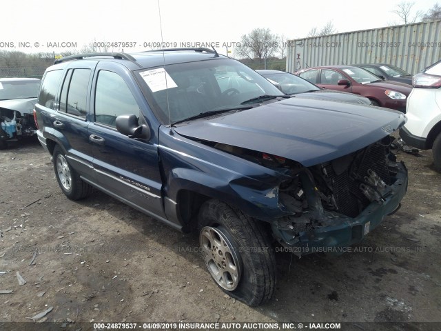 1J4GW38S62C154065 - 2002 JEEP GRAND CHEROKEE SPORT BLUE photo 1