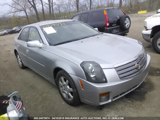 1G6DP577870120283 - 2007 CADILLAC CTS HI FEATURE V6 SILVER photo 1