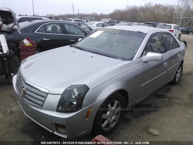 1G6DP577870120283 - 2007 CADILLAC CTS HI FEATURE V6 SILVER photo 2