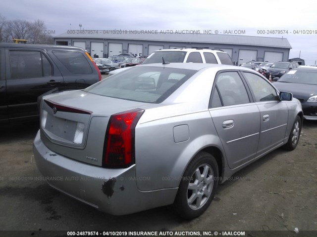 1G6DP577870120283 - 2007 CADILLAC CTS HI FEATURE V6 SILVER photo 4