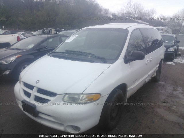 2B4GP44G2XR172956 - 1999 DODGE GRAND CARAVAN SE/SPORT WHITE photo 2