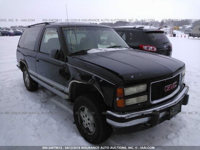 1GKEK18K6RJ716747 - 1994 GMC YUKON BLACK photo 1