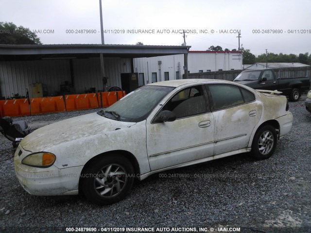 1G2NF52E74M584815 - 2004 PONTIAC GRAND AM SE1 WHITE photo 2