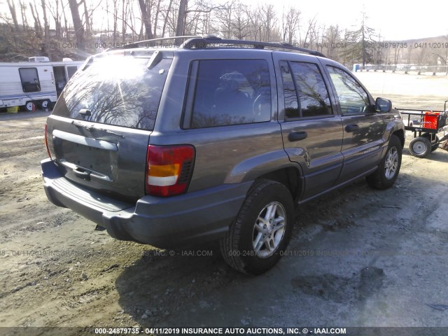1J4GW48S14C374111 - 2004 JEEP GRAND CHEROKEE LAREDO/COLUMBIA/FREEDOM 灰色 照片 4
