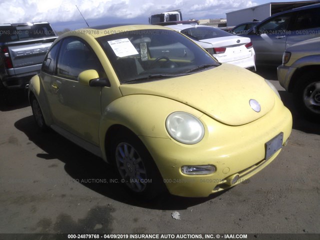 3VWCK31C25M402976 - 2005 VOLKSWAGEN NEW BEETLE GLS YELLOW photo 1