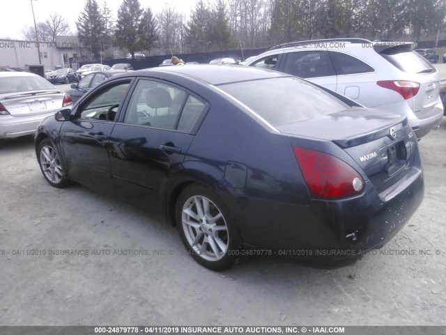 1N4BA41E94C892573 - 2004 NISSAN MAXIMA SE/SL Dark Blue photo 3