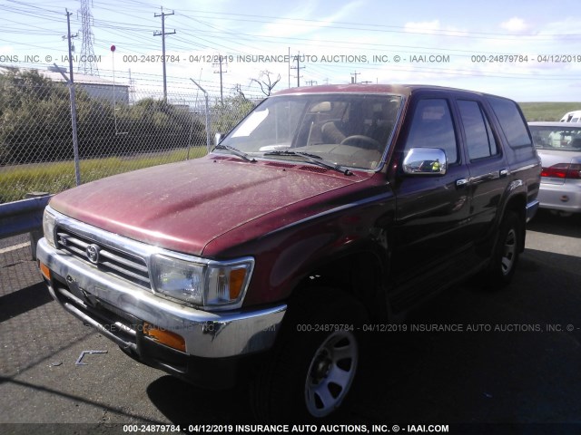 JT3VN29VXR0028407 - 1994 TOYOTA 4RUNNER VN29 SR5 RED photo 2