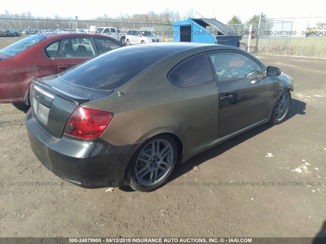JTKDE177360108593 - 2006 TOYOTA SCION TC მწვანე ფოტო 4