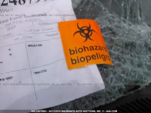 1J8HH48P77C636081 - 2007 JEEP COMMANDER BLACK photo 7