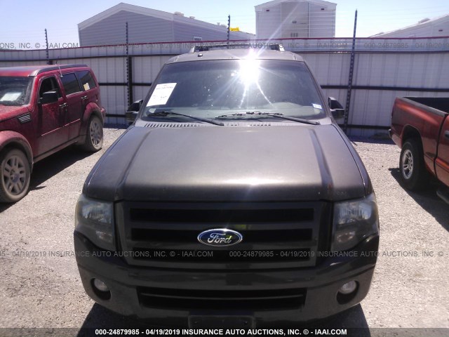 1FMFU19538LA84498 - 2008 FORD EXPEDITION LIMITED BROWN photo 6