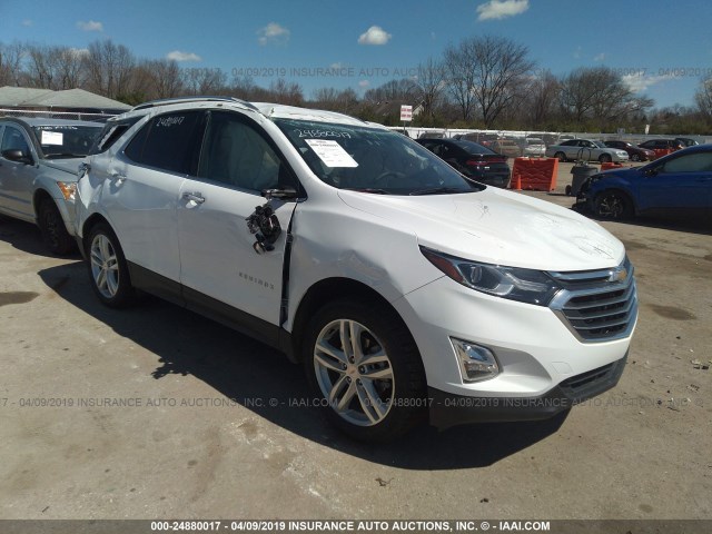 2GNAXWEX5J6330791 - 2018 CHEVROLET EQUINOX PREMIER WHITE photo 1