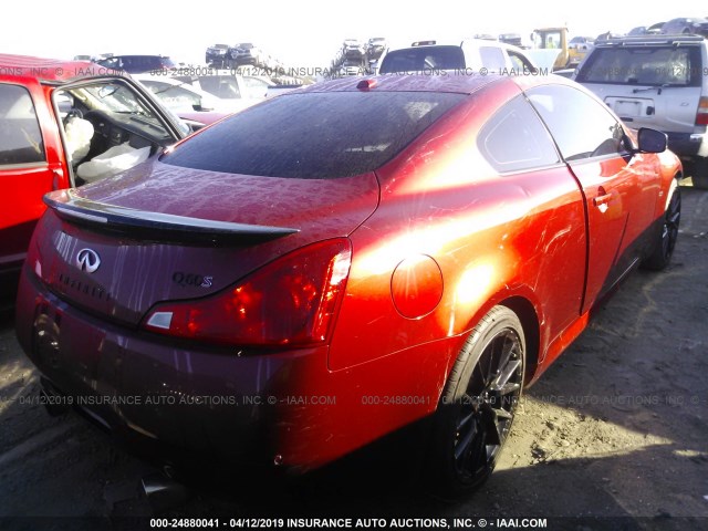 JN1CV6EK6FM870366 - 2015 INFINITI Q60 JOURNEY/IPL RED photo 4