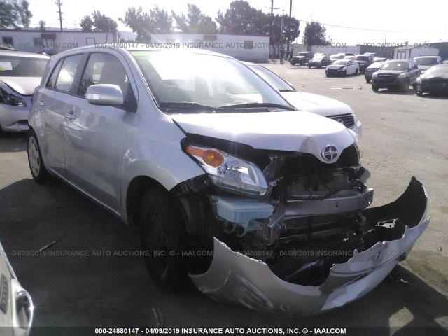 JTKKU4B43C1028581 - 2012 TOYOTA SCION XD SILVER photo 1