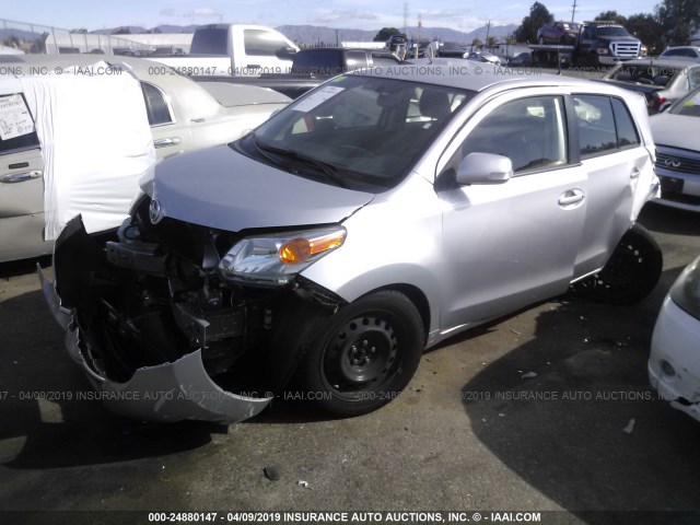 JTKKU4B43C1028581 - 2012 TOYOTA SCION XD SILVER photo 2