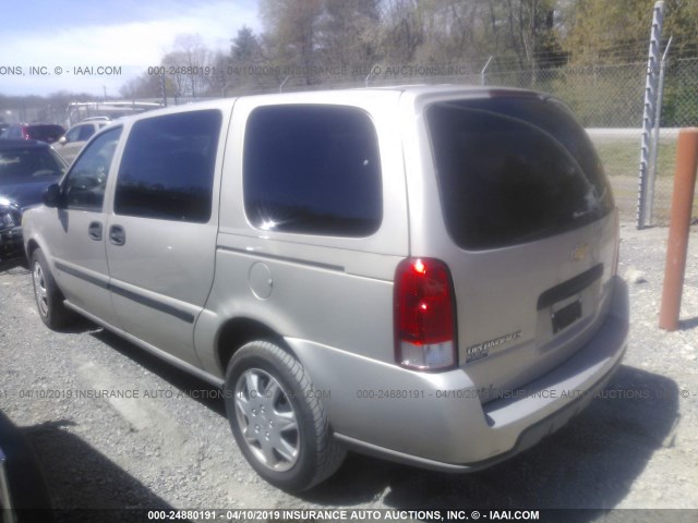 1GNDV23117D104039 - 2007 CHEVROLET UPLANDER LS TAN photo 3