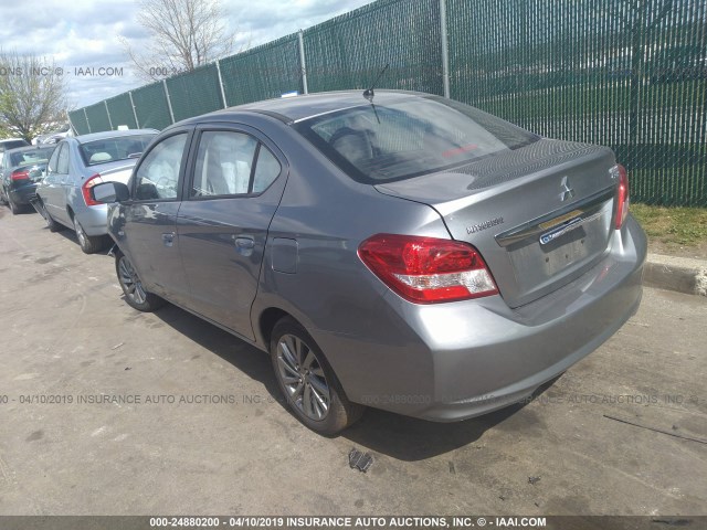 ML32F3FJ9JHF15726 - 2018 MITSUBISHI MIRAGE G4 ES Boz foto 3