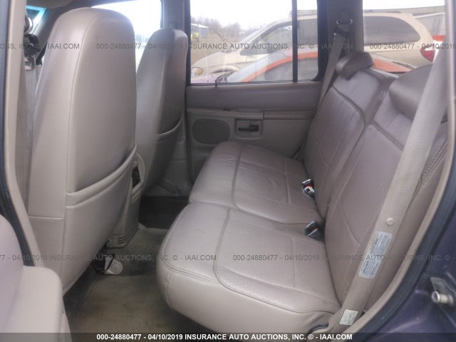 1FMDU35P2VUB84852 - 1997 FORD EXPLORER PURPLE photo 8