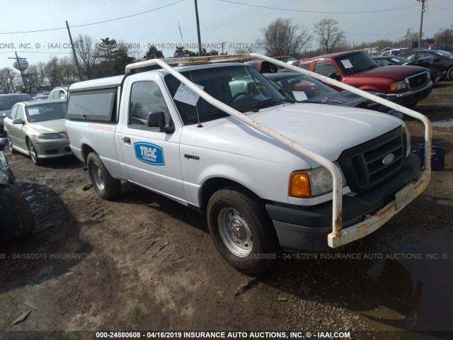 1FTYR10D34PB39442 - 2004 FORD RANGER WHITE photo 1