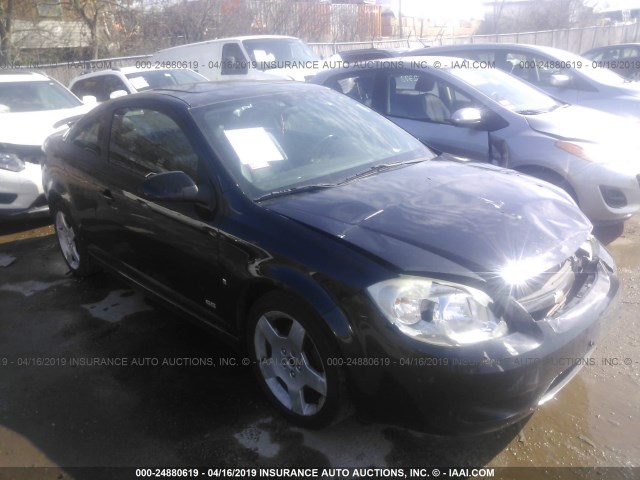 1G1AM18B267708473 - 2006 CHEVROLET COBALT SS BLACK photo 1