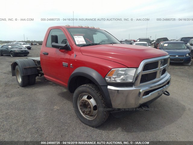 3C7WDNAL2CG260410 - 2012 DODGE RAM 5500 ST/SLT RED photo 1