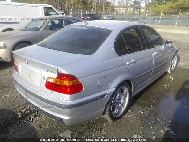 WBAEV53455KM42087 - 2005 BMW 330 I SILVER photo 4