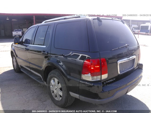 5LMEU68H03ZJ16461 - 2003 LINCOLN AVIATOR 黑色 照片 3
